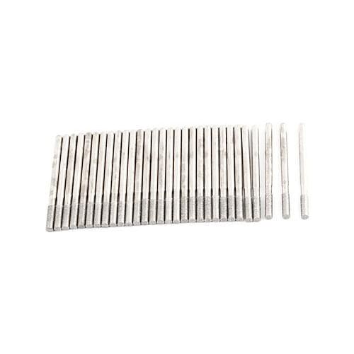 3mm Cylinderical Nose Diamond Mounted Burr Point 30 Pcs