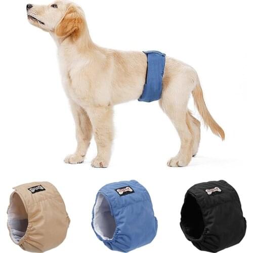 Dog Physiological Pant Washable Male Dog Belly Band Wrap Waterproof Large Pet Diaper Sanitary Training Clothes Shorts Panties
