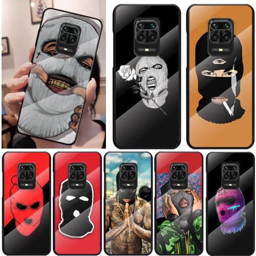 Headgear Sexy For Xiaomi Redmi K40 K30 K20 9T 9C 9A 9 8A 7 Pro Plus Tempered Glass Luxury Cover Phone Case