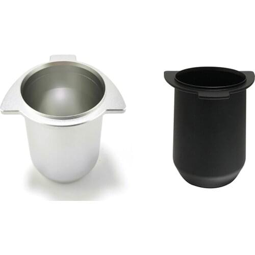 Stainless Steel Coffee Dosing Cup Sniffing Mug Powder Feeder Part for 54mm Espresso Machine Coffee Dosing Cup