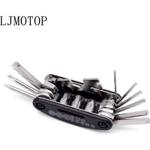 Multifunction Motorcycles Tools Repairing Set Folding Wrench Ferramentas For Triumrh 675 STREET TRIPLE AMERICA BONNEVILLE T120