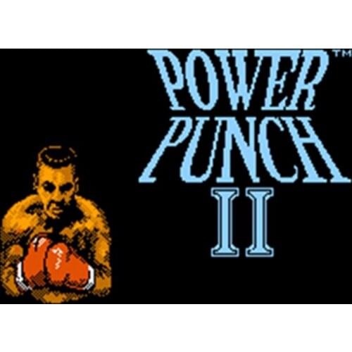 Power Punch II 60 Pins English Version Game Cartridge for 8 Bit 60pin Game Console