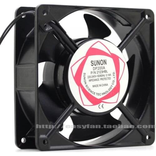 Brand new SUNON 12038DP200A 2123HBL 220V Double Ball bearing cooling fan
