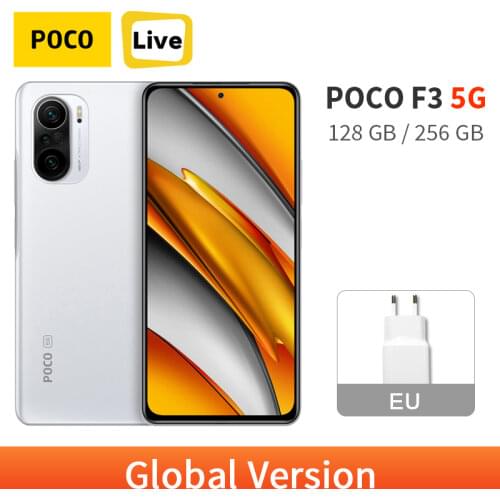 Global Version POCO F3 5G 6GB 128GB/8GB 256GB Smartphone Snapdragon 870 6.67" 120Hz AMOLED DotDisplay 4520mAh 33W Fast Charging