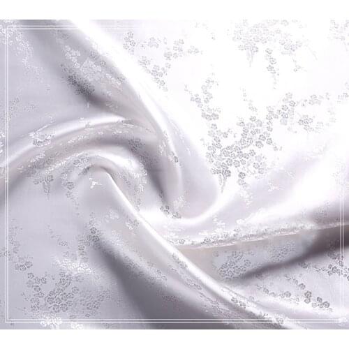 Plum Blossom style Brocade Fabric Damask Jacquard Apparel Costume Upholstery Furnishing Curtain DIY Clothing Material BY meter