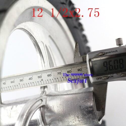 Super 12 1/2 x 2.75 Front and Rear wheel assembly 12 1/2*2.75 tire for Razor Dirt Bike Rocket MX350 MX400 Mini Dirtbike