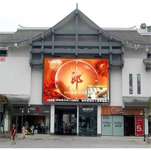 Full Color LED Display Cabinet P10 Outdoor Waterproof IP65 640x640mm Pixels SMD3535 RGB LED Matrix Panel Big Billboard
