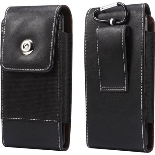 Universal 4.7-7.2 inch Mobile Phone Waist Bag for iPhone Xiaomi Huawei Hook Loop Holster Pouch Belt Bag Cover for Samsung Case