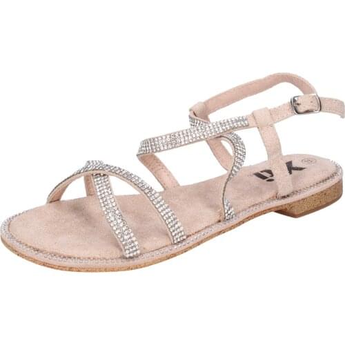 XTI women sandals suede synthetic pink