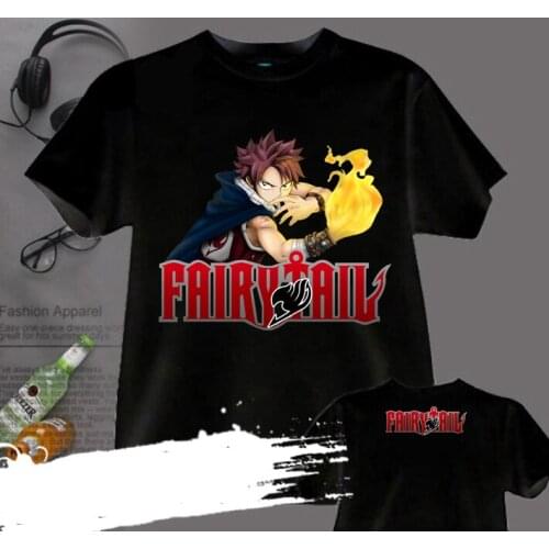 Japanese Anime Fairy Tail Clothing Costume T-shirt