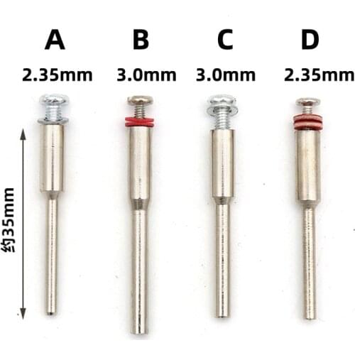 10pcs/set 2.35/3.0mm Diamond Cutting Disc Mandrels Cutting Cut-off Wheel Holder Mandrel Rotary dremel accessories dremel Shank
