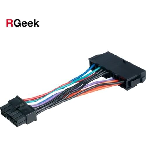 10cm ATX 24 Pin to 12 Pin Power Supply Cable Adapter 24p to 12p Cord For Acer Q87H3-AM Oct26