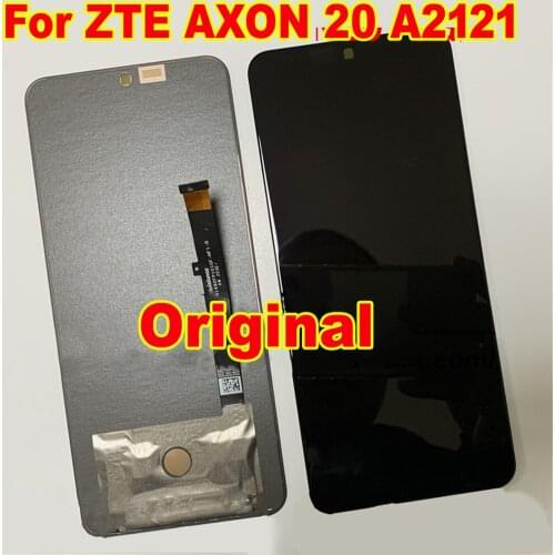 100% Original Working Glass Sensor For ZTE AXON 20 A2121 LCD Display Touch Panel Screen Digitizer Assembly Phone Pantalla