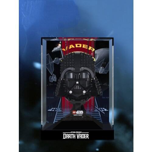 3mm Building Block Acrylic Display Box Show Case for 75304 (Not Including Block Kit)