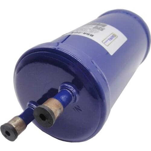 1.8L accumulator with 5/8" connection tube is designed for temperature control units which select 0.5~3HP semi-hermetic comp