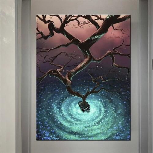 NEW Diamond Embroidery abstract Full Drill Square Home Decor Picture Of Rhinestone 5D DIY Diamond Painting Magic Tree