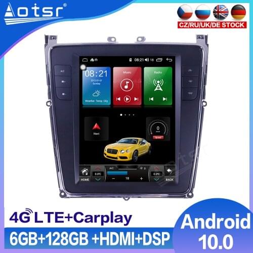 For Bentley Speeding Supersport Continental 2012 - 2019 Car Radio GPS Navigation 6G+128GB Android Multimedia Player Audio Screen