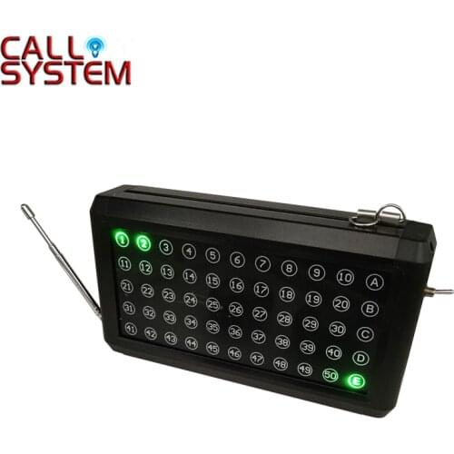 Wireless Calling Systems Number Receiver K-50 show 50 callings one time