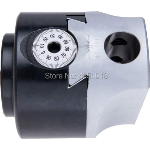 High Precision F1 -18 75mm boring head, diameter 75mm, Graduation: 0.01mm