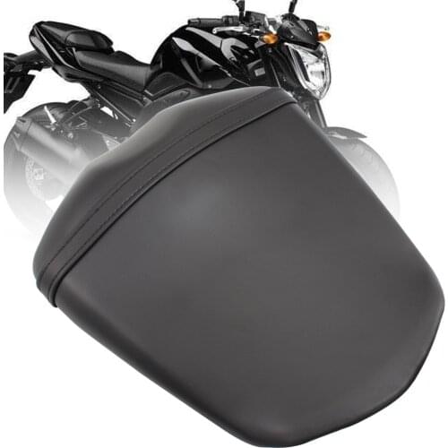 Motorcycle Black Rear Passenger Seat Pillion Leather For Yamaha FZ1 2006-2016 Rear Seat Cover