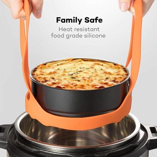 Pressure Cooker Sling Silicone Steamer Lifter Accessories Pot Cookers Pad Insulated Crock Mat Rack Egg Heat Drain Kitchen