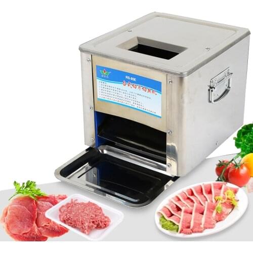 Electric Meat Slicer Commercial Meat Slicing cutter Machine Automatic Meat Cutter Stainless Steel Meat Micing Machine RS-85E