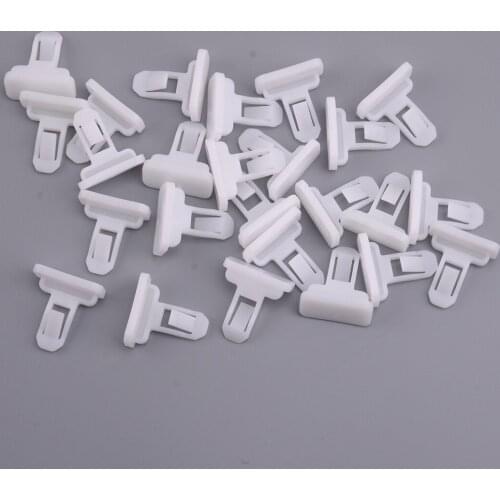 25pcs Rear Spoiler Moulding Retainer Clips White Fit for Toyota Camry Corolla FJ Cruiser Highlander Lexus GX460 RX350 753920K010