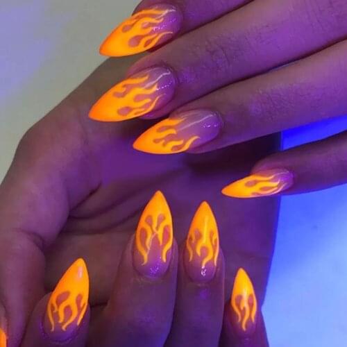 Nail Extension Gel Glow in the Dark 8 Colors Nail Enhancement Gel Manicure Gel for Beginners Nail DIY