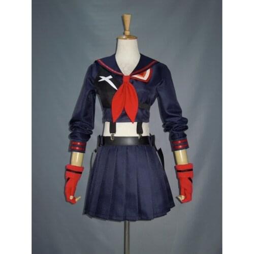 Japanese Anime KILL la KILL Cosplay Ryuko Matoi Cosplay Costume Halloween Costumes Women Girls Party Uniform Dress Custom Made