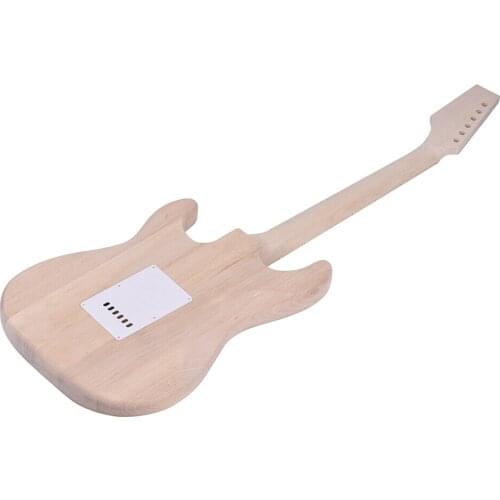 Unfinished Electric Guitar Handcrafts Accessories and Parts Music Instrument