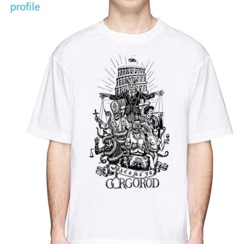 Oxxxymiron 2020 New Fashion Summer Short Men T Shirt Brand Clothing Casual Male T-shirt of White Tshirt Men