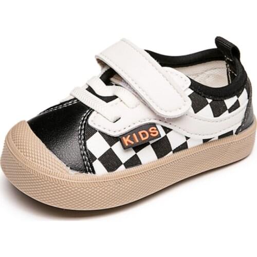 2021 Autumn New Sports Single Shoes Boys Girls Childrens Anti-kick Board Baby Toddlers Shoes Fashion Non-slip 15-19 All-match