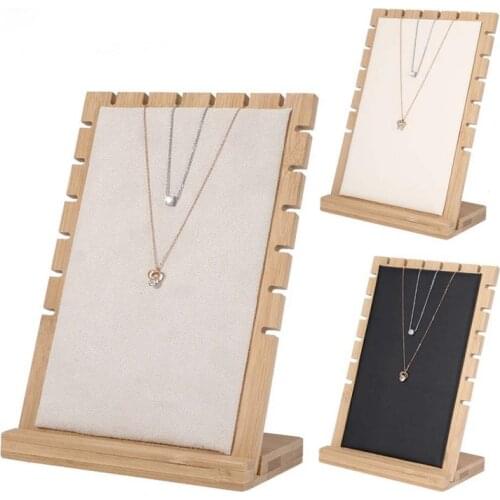 New Fashion Creative Wood Bracelet Necklace Pendant Jewelry Organizer Display Holder Stand Showing Rack Jewelry Shelf Showcase