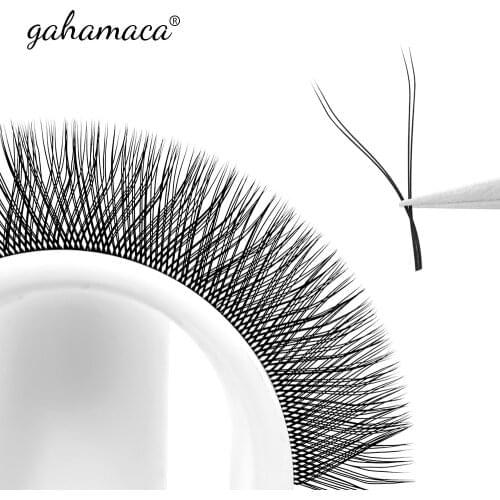 GAHAMACA YY Eye Lashes Extensions Faux Mink Black Soft Invividual Eyelashes Y Shape Volume Lashes Tools 8-15 MM Lashes