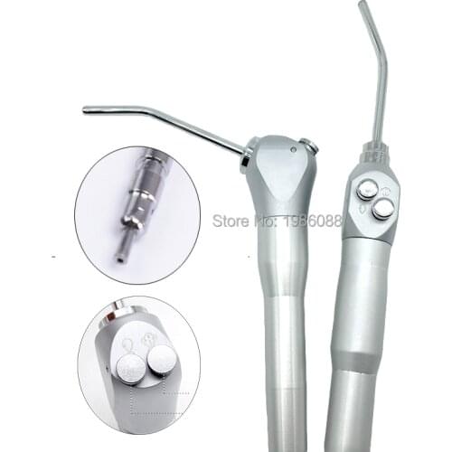 Dental Air Water Spray Triple 3-Way Dental Handpiece Syringe with 2 Autoclavabl Nozzle Tip Dental Care Equipment Teeth Whitening