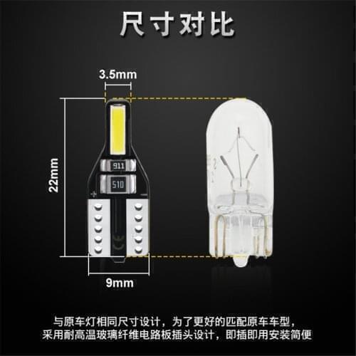 Car Led Interior Light 10pcs T10 Bulb for Porsche Panamera Mission Macan Cayenne 911