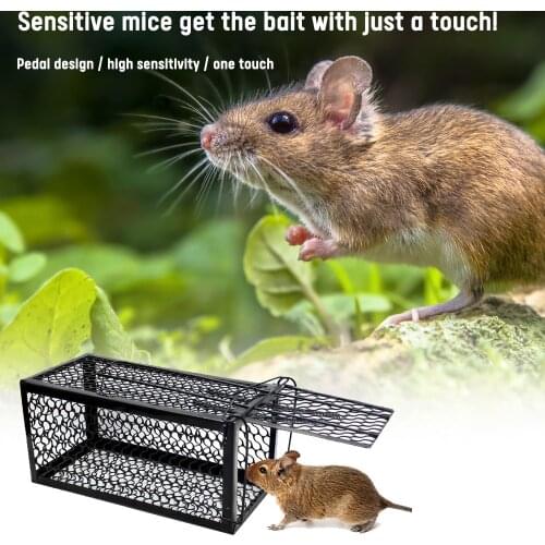 Smart Self-locking Rat Trap Reusable Heavy Duty Mouse Pest Animal Mice Hamster Cage Control Bait Rodent Repeller Catch MouseTrap