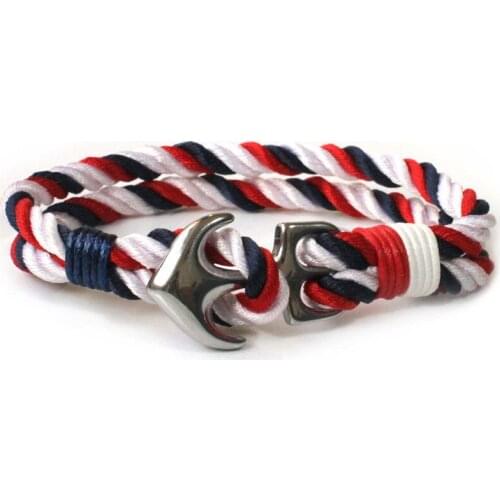 High Quailty Men Women Nylon Corde Infinity Knot Charm Colorful Bracelet Simple Clasp Navy Style Friendship Jewelry Handmade New
