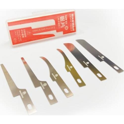 WANWAH MW-2161 Model Tools 3 Types of Razor Blade for Hand Saw #MW-2161(6pcs)
