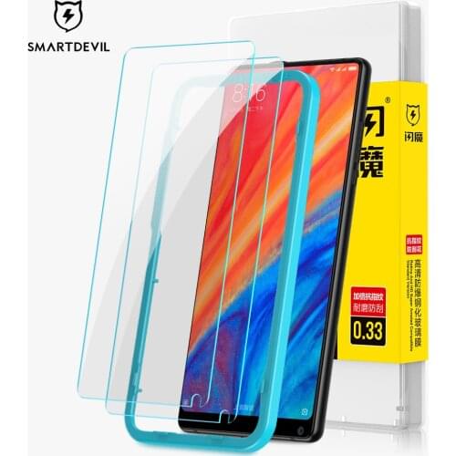 SmartDevil Screen Protectors for Xiaomi MI Mix 3 Tempered Glass For Xiaomi Mi Mix 2 / 2S For Mi Max 3 / 2 Anti-fingerprint HD