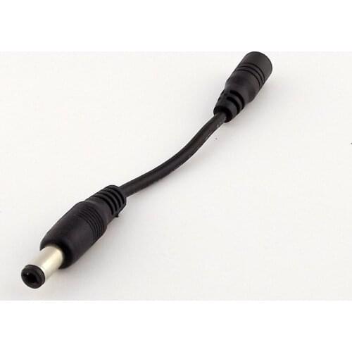 10pcs DC Power Plug 5.5x2.5mm Male To 4.8x1.7mm Female Laptop Adapter Connector Cable 12cm