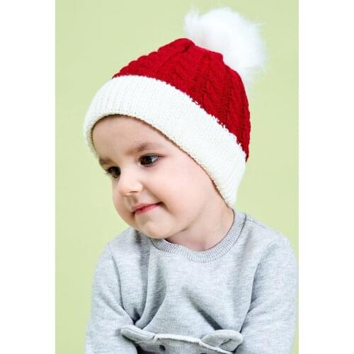 2020 New Hot Autumn Winter Baby Boys Girls Christmas Hat Children Knitted Warm Hat Beanies for 0-3 Years Kids