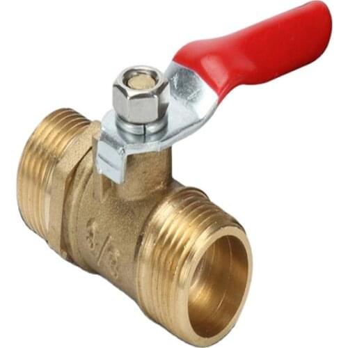 4 water switch double outer wire ball valve pneumatic water valve straight through ball valve