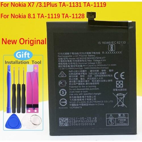 3500mAh HE363 Battery For Nokia X7 TA-1131 TA-1119/Nokia 8.1 TA-1119 TA-1128 Smartphone/Smart phone
