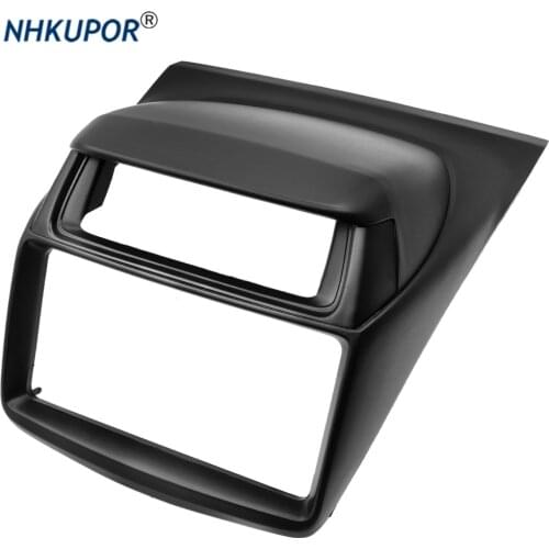 Double 2 Din Car Radio Fascia for Mitsubishi Pajero Sport Triton L200 Stereo Frame Kit Panel Dash Cadre Montage Autoradio