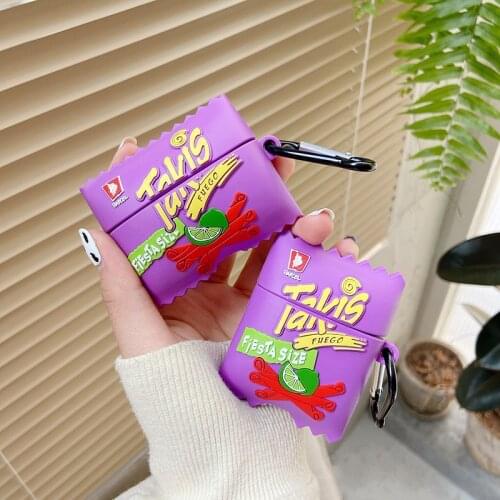Brand Takis Potato Chips Food 3D Case For AirPods 1 2 Pro Box Soft Silicon Wireless Bluetooth Earphone Protect Cover Accessories