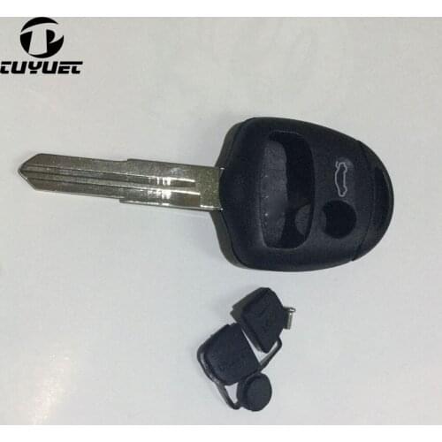 3 Buttons Remote Key Shell FOB Car Key Blanks Case for Mitsubishi Lancer -EX Outlander Grandis Left Key Blade