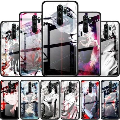 Anime Tokyo Ghoul for Xiaomi Redmi K40 K30 K20 Pro Plus 9C 9A 9 8A 7 Luxury Shell Tempered Glass Phone Case Cover
