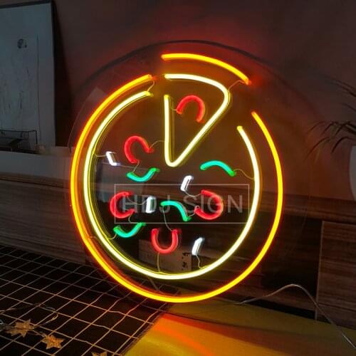 Personalized Design LED Neon Sign Lighting Wall for Indoor Bar Christmas Restaurant Birthday Party Pizza Logo Neon Signs Lamp