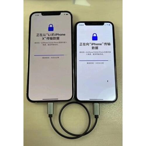 For iPhone for iPad photo video WECHAT Chat record data migration Cable FOR Lightning to Lightning OTG IOS Adapter line